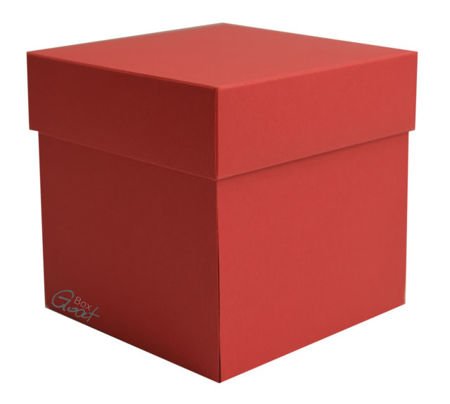 Pudełko Exploding Box 6x6x6 mini czerwony matowy baza GoatBox