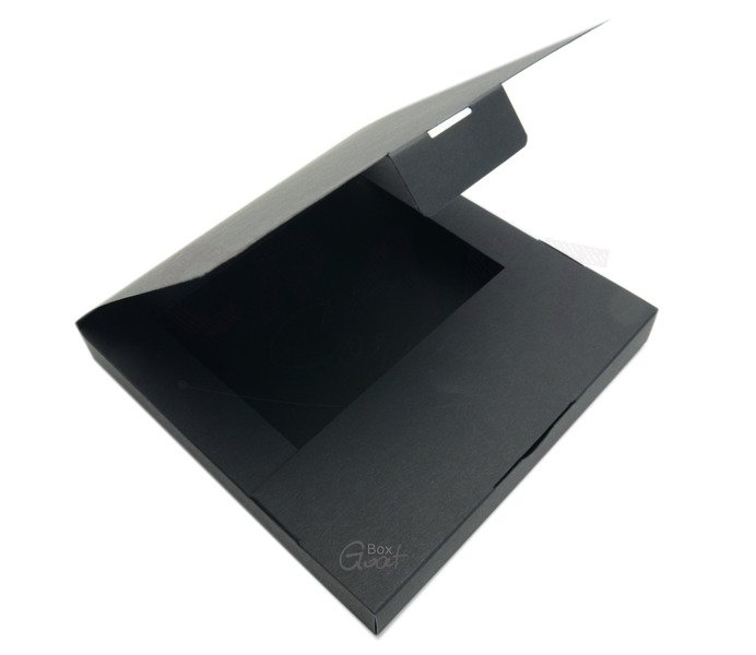 Pudełko na kartkę koperta 3D czarne 14x14x1,7cm GoatBox