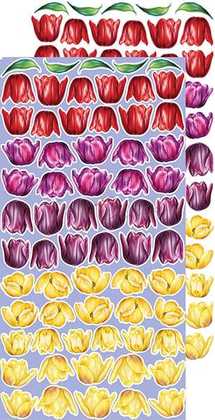 Tulip Love - zestaw dodatków Flowers