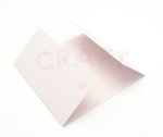 Baza kartki kwadratowa okiennica 13,5cm różowa pastelowa GoatBox