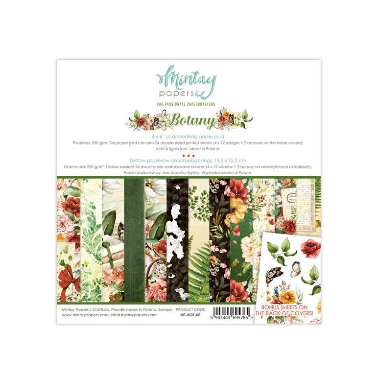 Mintay - Botany - mały bloczek +bonus 
