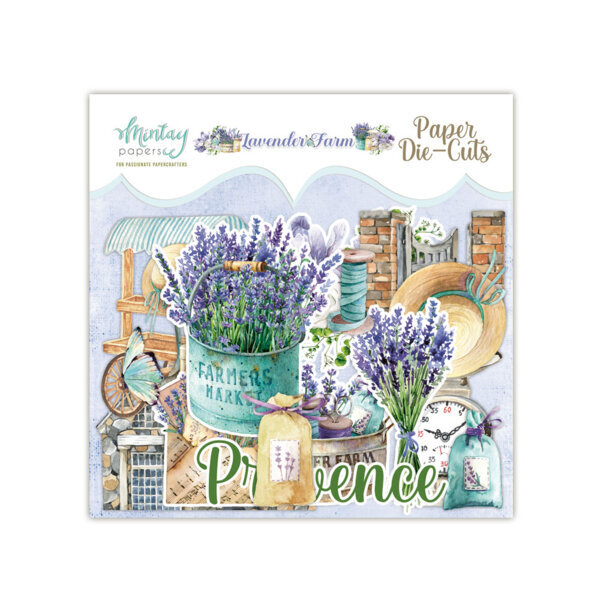 Mintay - Lavender Farm - die cuts elementy wycięte