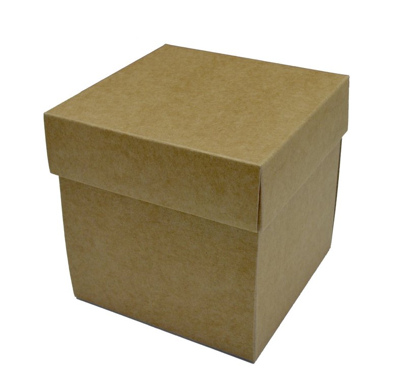 Pudełko Exploding Box mini 6x6x6 eco kraft baza GoatBox