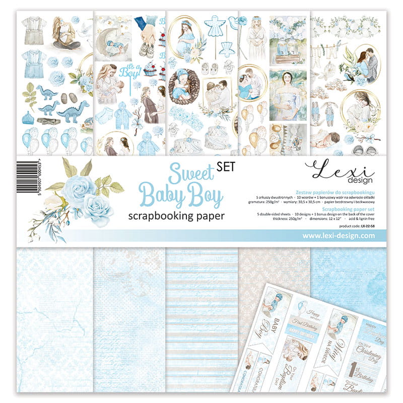 Sweet Baby Boy Set - duży bloczek