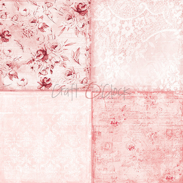 pink mood średni zestaw 20,3cm różowy nastrój 