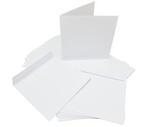 Baza kartki kwadratowa 13,5cm + koperta 10szt GoatBox
